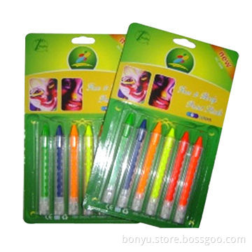 Face paint, follow the US ASTM D-4236 and EU EN71-3 standards